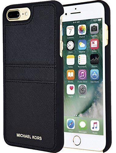 michael kors saffiano leather pocket case for iphone x|Original Michael Kors Saffiano Leather Pocket Case for iPhone .